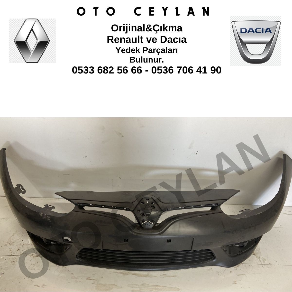 RNB031 Fluence Ön Tampon Sıfır Yan Sanayi