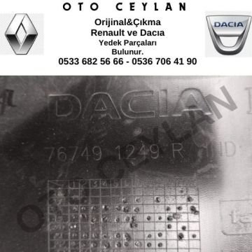 767491249R Dacia Duster Sol Arka Davlumbaz Çıkma Orjinal