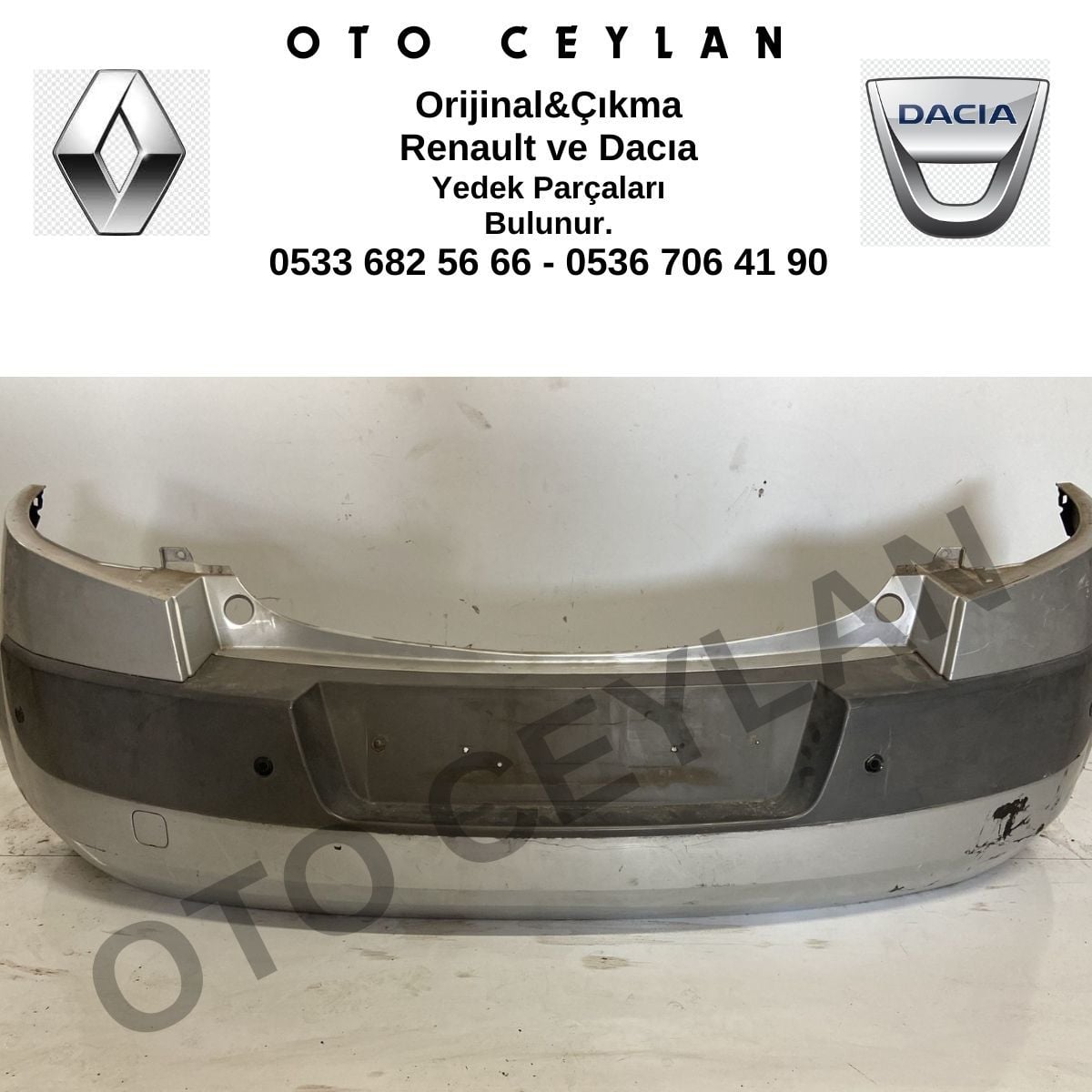 8200115127 Megane 2 Hatchback Arka Tampon Orijinal Çıkma