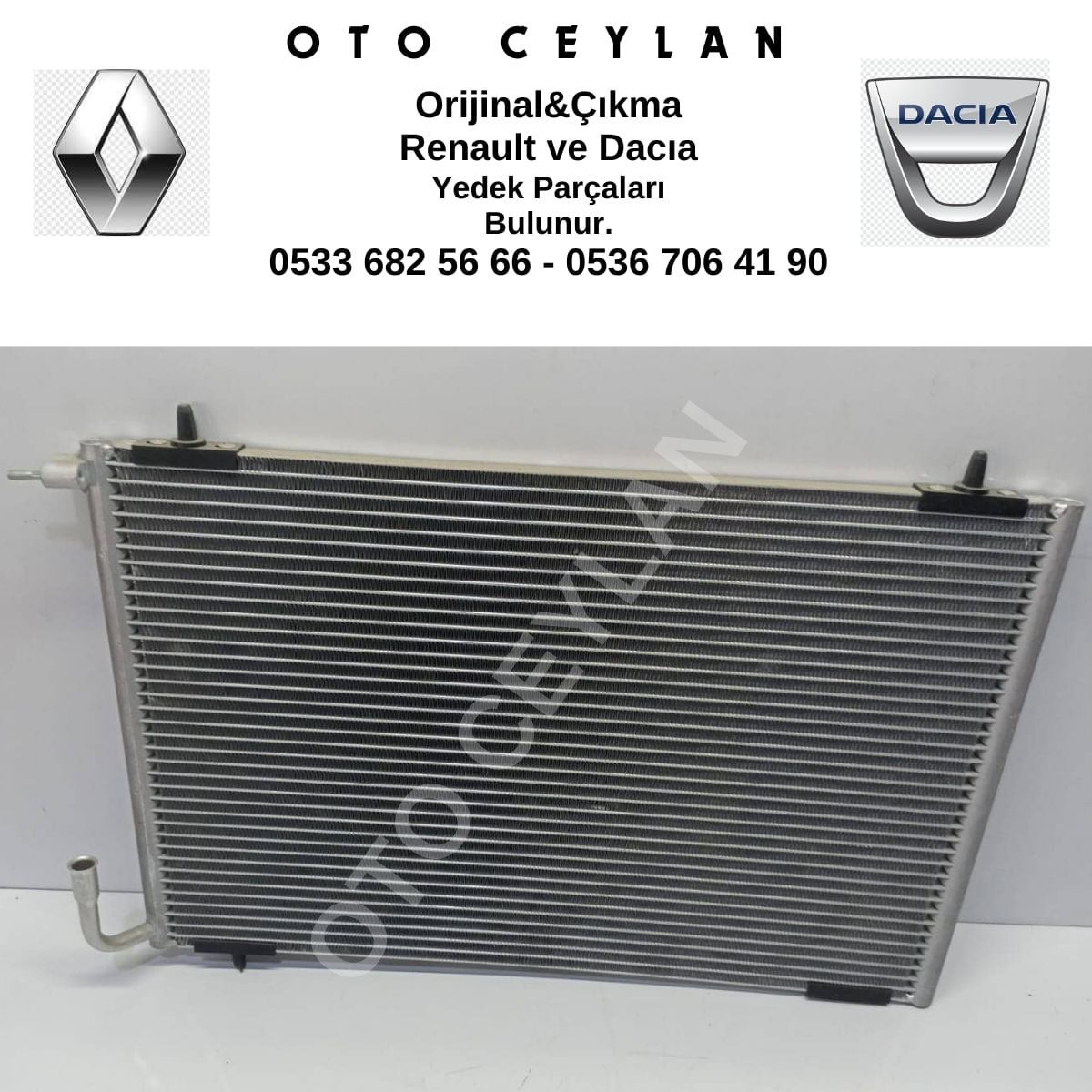 7700428083 Clıo Klima Radyatörü Yerli Üretim