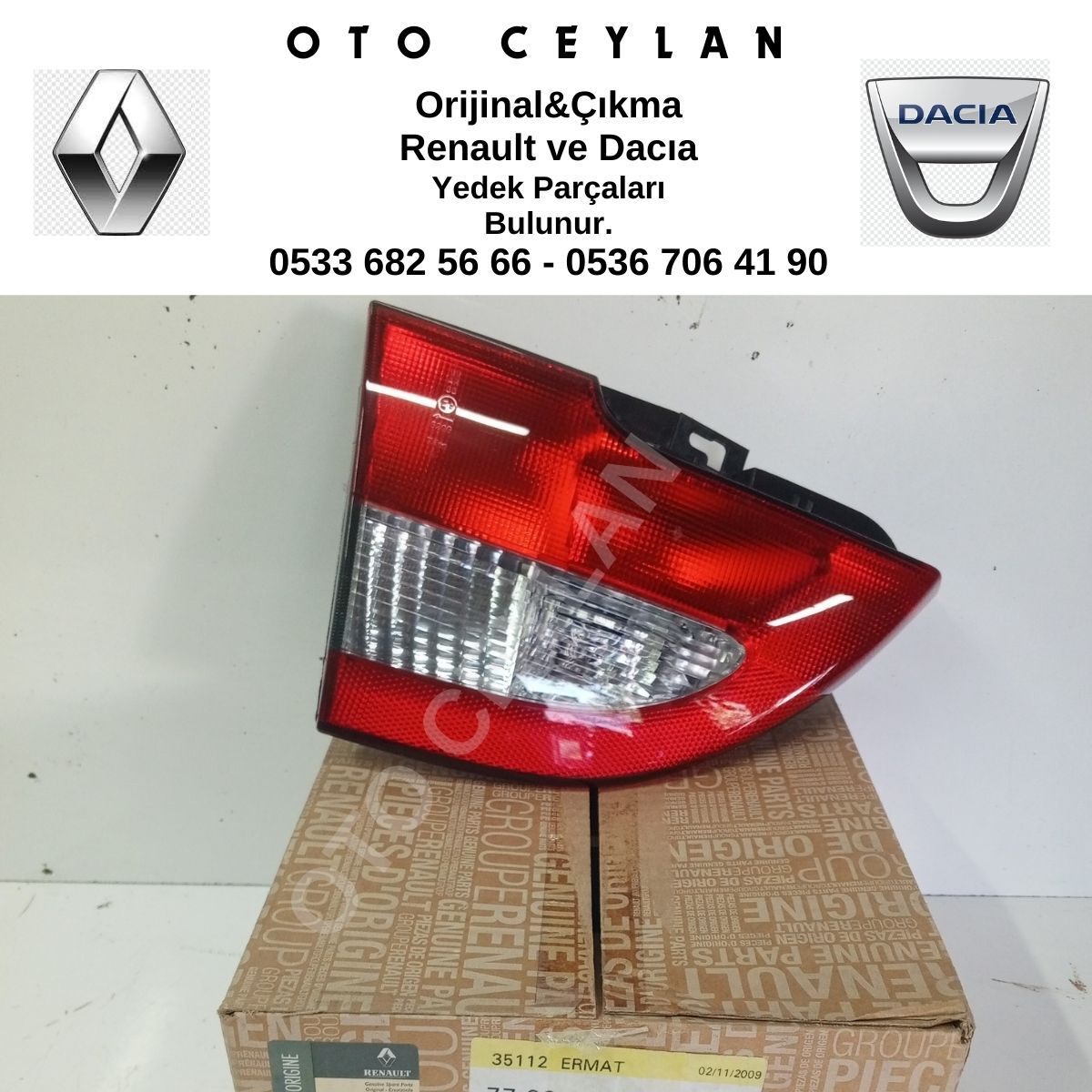 7700428052 Megan Sol Stop Lambası İç Sıfır Orijinal