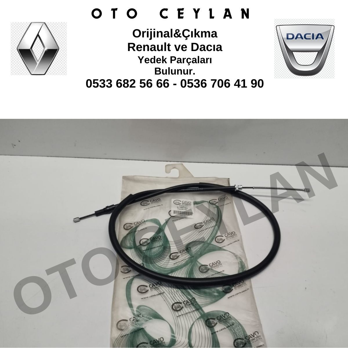 CAV 1402221 7702252709 Renault 9 Renault 11 El Fren Teli Sıfır Cava Marka