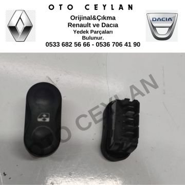 8200602227 Logan Sandero 2 Cam Açma Butonu Düğmesi Orijinal Çıkma