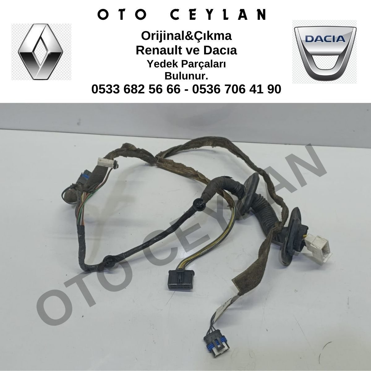 8200320388 Megane 2 Kapı Tesisatı Sol Ön Orijinal Çıkma