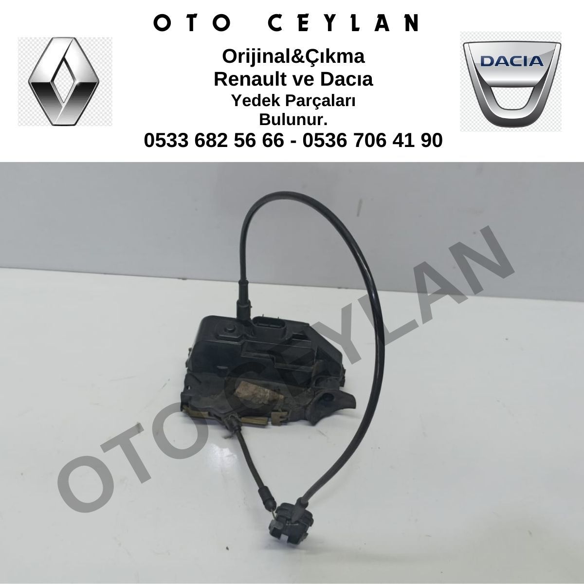 8200027781 Megane 2 Kapı Kilidi Sol Ön Orijinal Çıkma