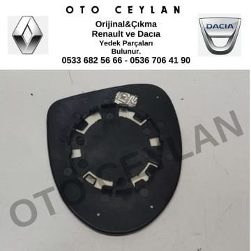7701070382 Clio 2 Symbol Thalia Dış Ayna Camı Sol Elektrikli Sıfır Akayna Yan Sanayi