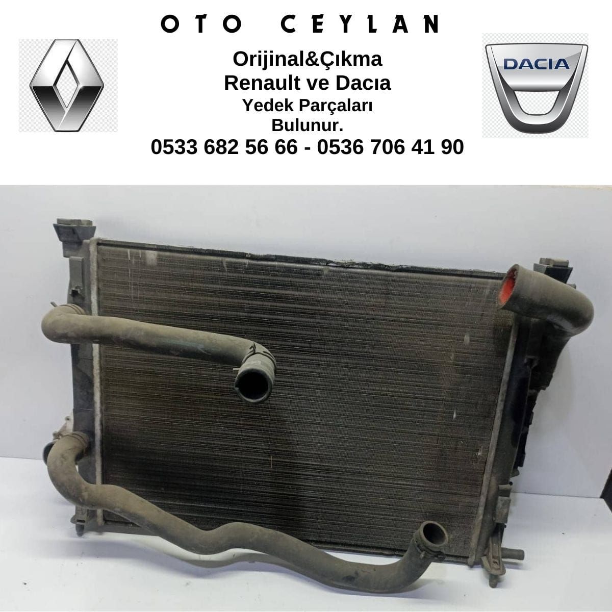 8200115540 Megan 2 Radyatör Grubu set (Radyatör+Klima+Turbo Radyatörü)