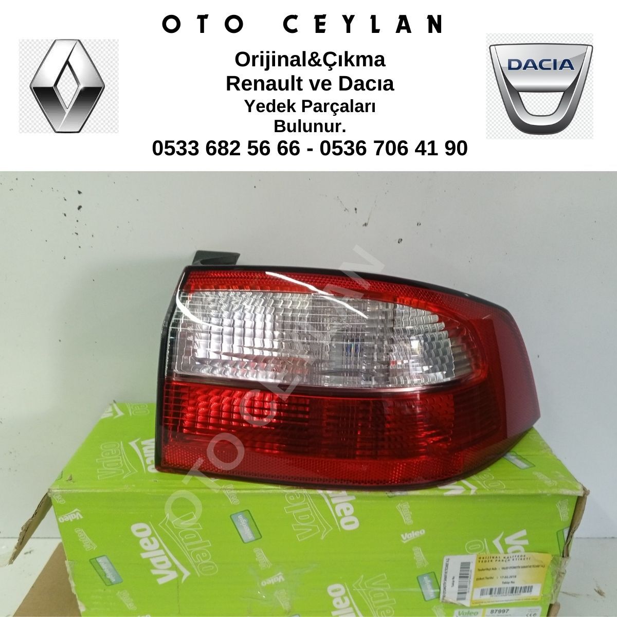 087997 Laguna 2 Sağ Stop Lambası Dış
