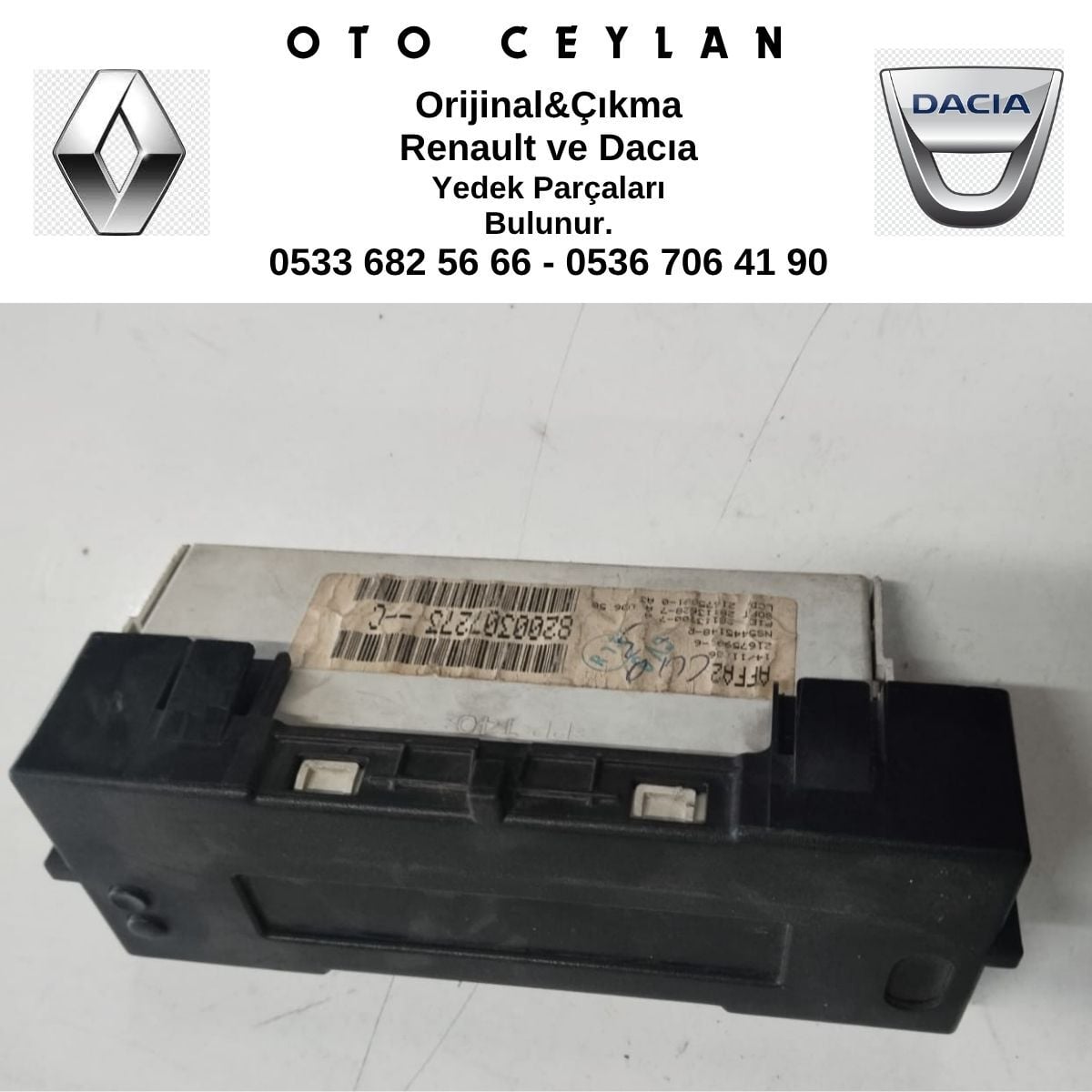 8200307273 CLIO 3 RADYO GÖSTERGESİ ÇIKMA
