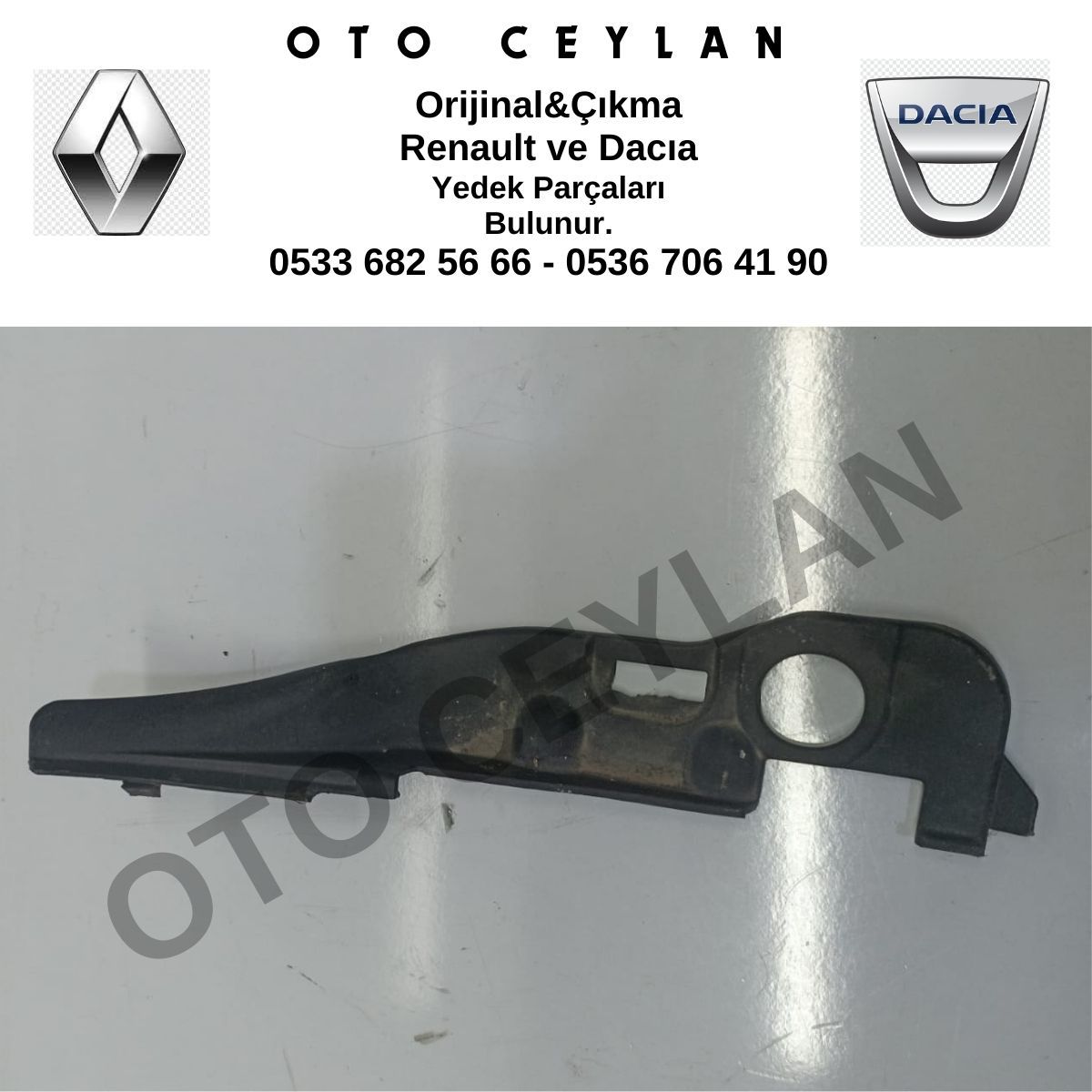 8200225294 Kangoo 2 Ön Cam Izgara Kulağı Sağ Orijinal Çıkma