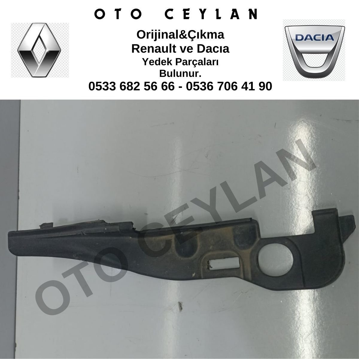 8200225293 Kangoo 2 Ön Cam Izgara Kulağı Sol Orijinal Çıkma