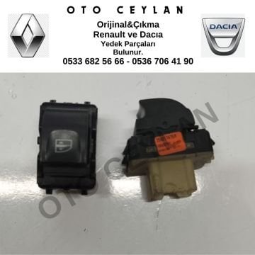 254217457R Dokker Lodgy Cam Açma Kapatma Düğmesi Ön Cam Orijinal Çıkma